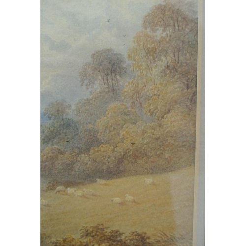 101 - An original framed watercolour landscape painting by English Artist, Charles Frederick Buckley.

Unt... 