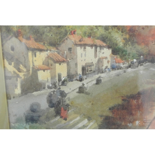 102 - An original framed Watercolour painting by English Artist Noel H Leaver.

Titled 'A French Stronghol... 