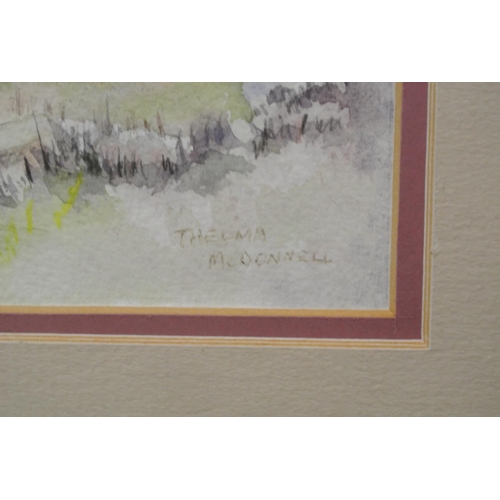 116 - An original framed Watercolour painint by Irish Artist, Thelma McDonnell.

Titled 'Derelict Cottage ... 