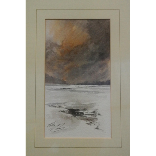 161 - An original framed watercolour painting by Artist, Peter Shaw.

Titled 'The Depths of winter'

Measu... 