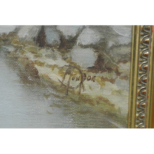 66 - An original framed oil on canvas painting by Irish Artist, Desmond Monroe.

Untitled.

Measures 62x5... 