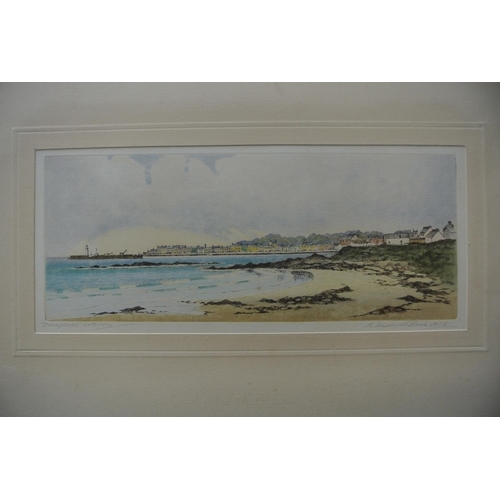 88 - An original framed proof etching.

Titled 'Donaghadee, Co Down'.

Measures 55x43cm.

Signed & Titled... 