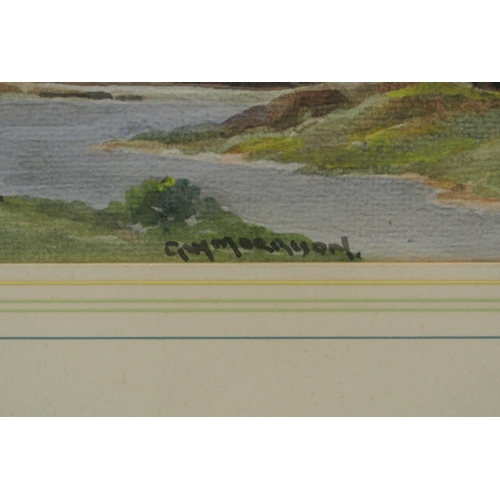 96 - An original mounted Watercolour painting by Irish Artist, G W Morrison.

Titled 'Errigal'.

Measures... 