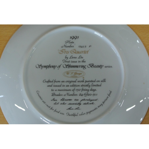 244 - A set of 3 decorative limited edition cabinet plates.