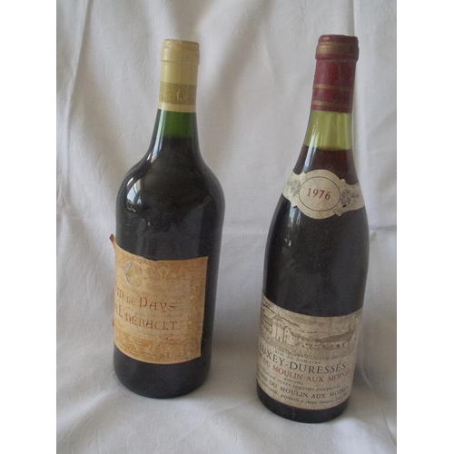 195 - 2 vintage bottles of wine, both sealed and unopened, levels are well up the neck on both. One dated ... 