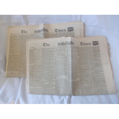 147 - 2 original copies of The Times newspaper from March 1884.