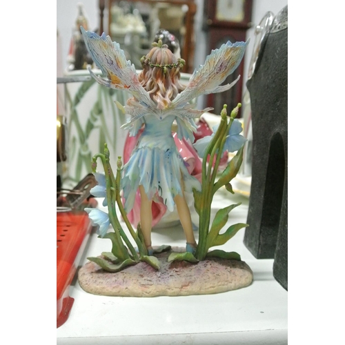 245 - A limited edition Leonardo Collection figure by Christine Haworth, 'Blue Poppy Faerie', numbered 528... 