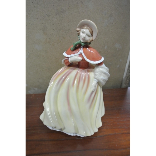 270 - A Royal Doulton figure from the Pretty Ladies range, 'Autumn', serial number HN5323.