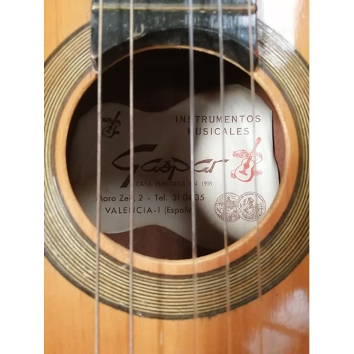 305 - A stunning acoustic guitar in hard case.