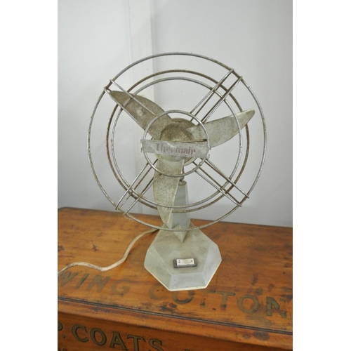 162 - A vintage/ retro Italian Thermair table top fan.