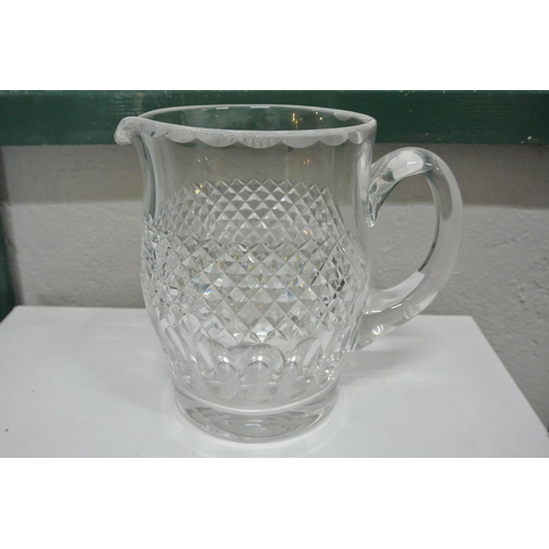 338 - A Waterford Crystal jug.