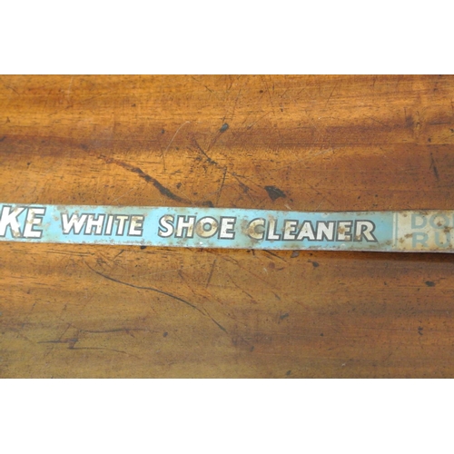 414 - A vintage Carr's Snowflake metal advertising strip.