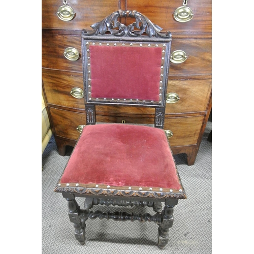 108 - A stunning antique carved chair.