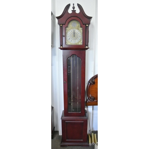 112 - A Tempus Fugit grandfather clock.