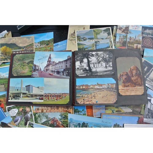 85 - A large assortment of various postcards.