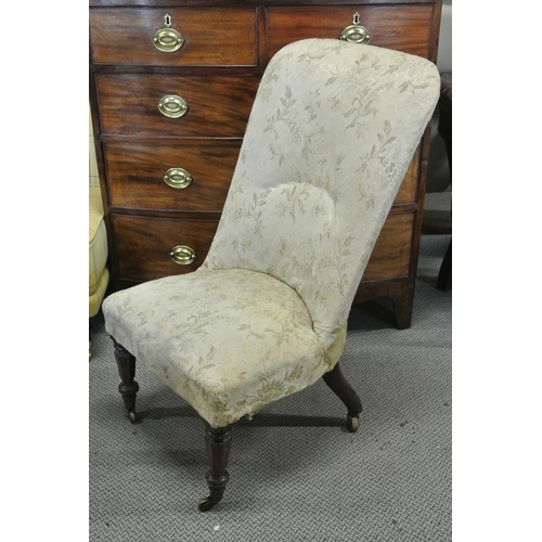 98 - An antique Victorian bedroom chair.