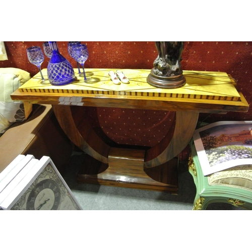 914 - A stunning antique/ Art Deco style hall/ console table.