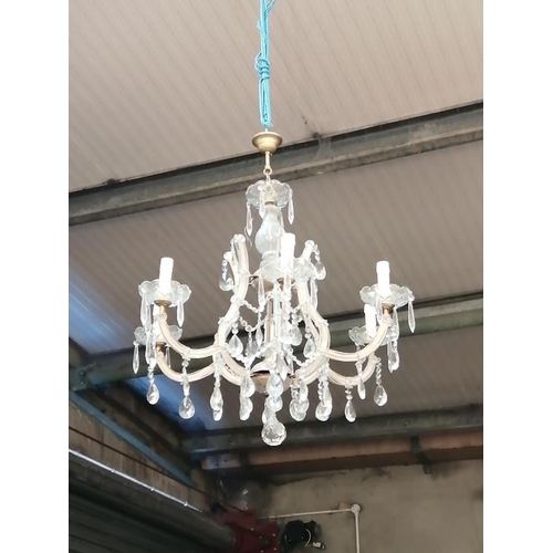 997 - An antique style chandelier/ light fitting.