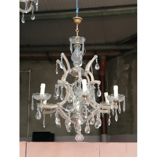 998 - An antique style chandelier/ light fitting.