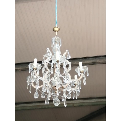 999 - An antique style chandelier/ light fitting.