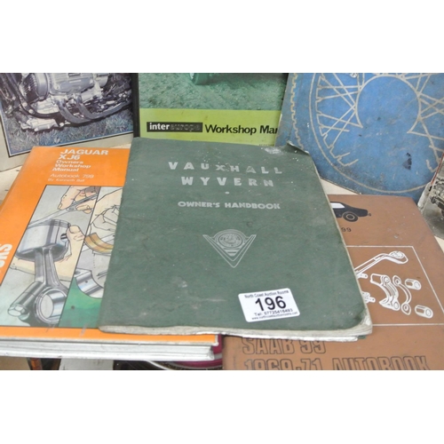 196 - A Lot of 7 Vintage Car Manuals