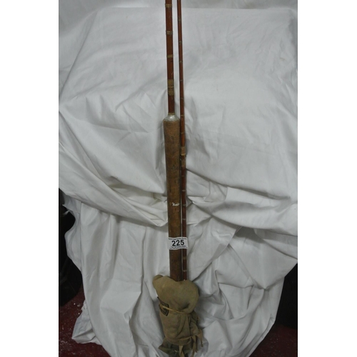 225 - An Hardy Bros Limited Wooden Fishing Rod