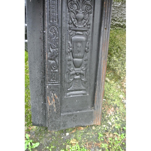 90 - A Mahogany Fire Surround and Inset