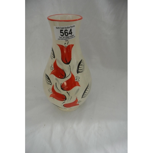 564 - A decorative vintage Arthur Wood vase.