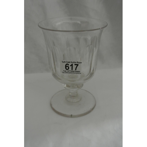 617 - A stunning antique/ Georgian glass.