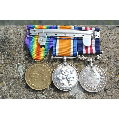 634 - A stunning group of WW1 era medals, each engraved '13564 - SJT S ASHTOWN - RA', to include a bravery... 