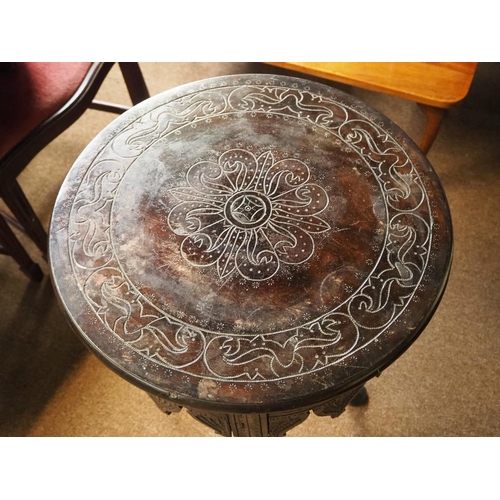 419 - A stunning antique decorative carved occasional table.