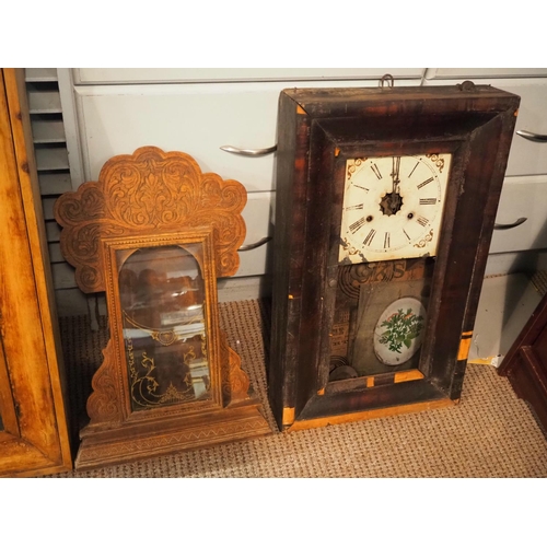 149 - A collection of 2 clocks for restoration.