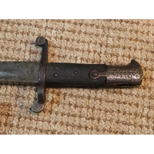 267 - An antique Enfield Pattern 1856 sword Bayonet in original scabbard.