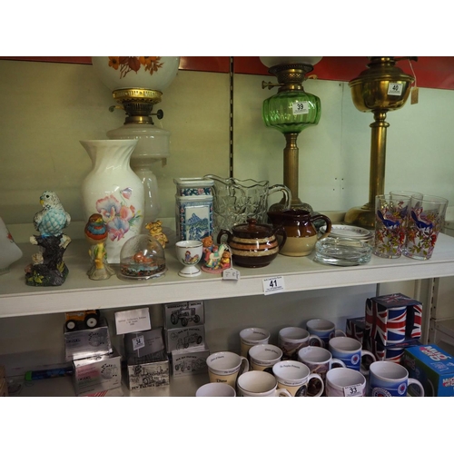 37 - An assortment of various ceramics/ glassware.