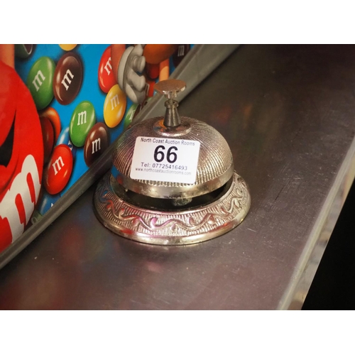 66 - A counter top bell.