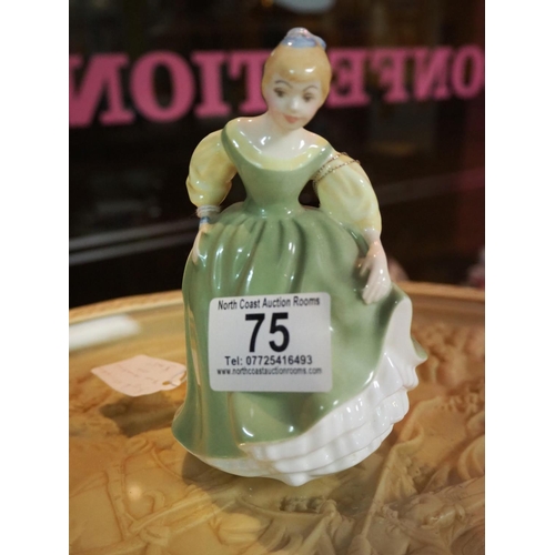 75 - A Royal Doulton figure, 'Fair Maiden', serial number HN2211.