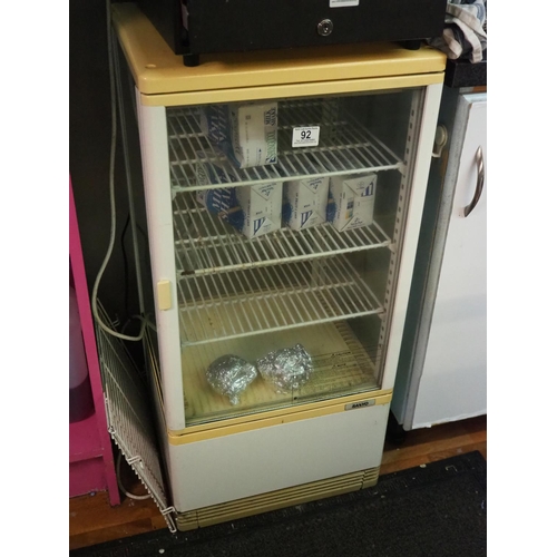 92 - A refrigerated cabinet.