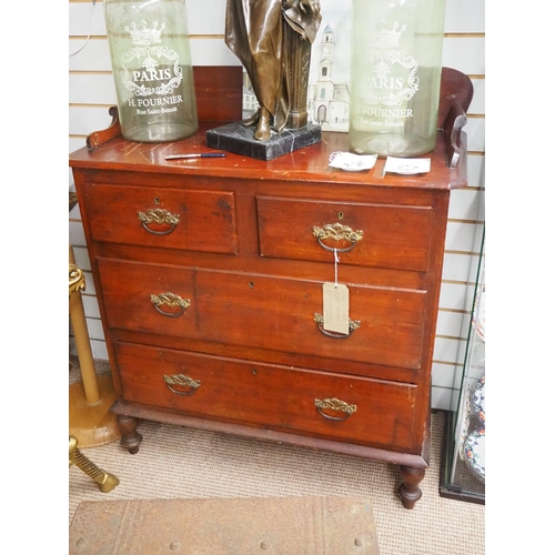 383 - A stunning antique washstand/ chest of drawers.