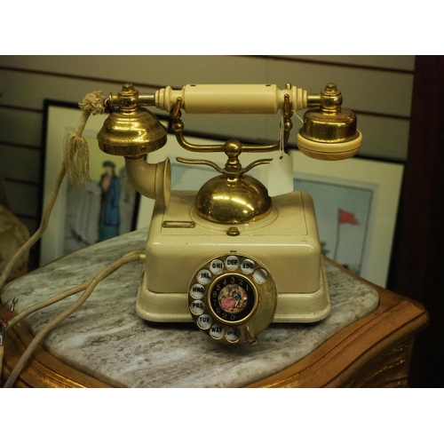 397 - An antique style telephone.