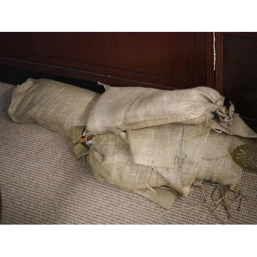 405 - A lot of dummy sandbags.