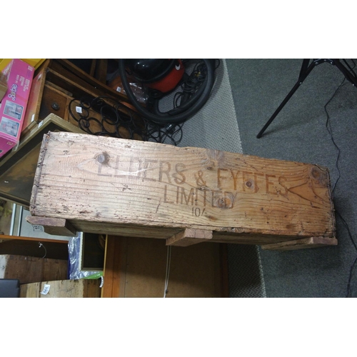 151 - A vintage Elders & Fyffes wooden crate