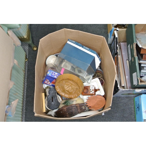 313 - A mixed box lot to include kitchen items and some collectables