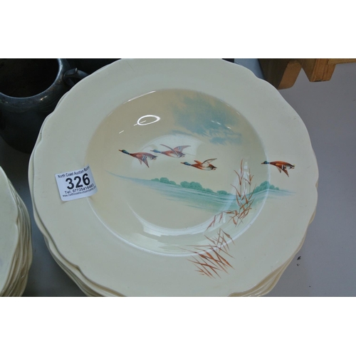 326 - A part set of Royal Doulton Fenland Dinner ware set. 22 pieces