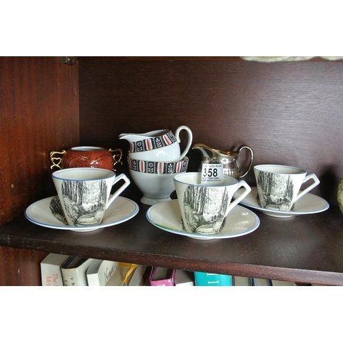 358 - A collection of ceramics to include royal winton