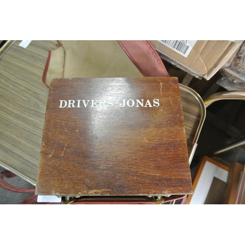 721 - A wooden boxed Drivers Jonas covermeter with original carrying bag