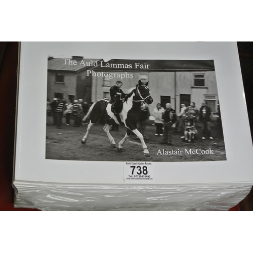 738 - An unopened trade pack of 14 new copies of The Auld Lammas Fair Photograph book - Alastair McCook