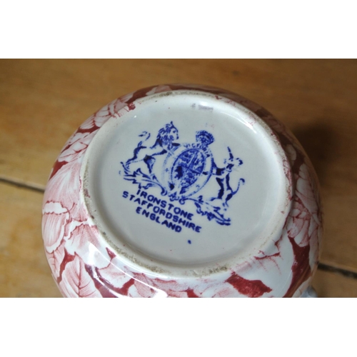 760 - A Staffordshire ware water jug