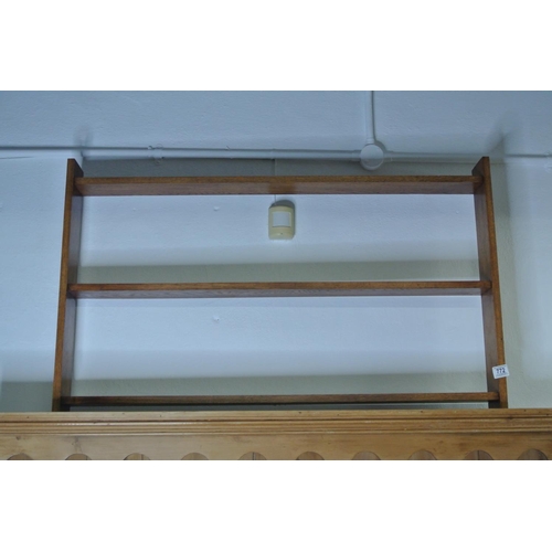 772 - A pine plate rack