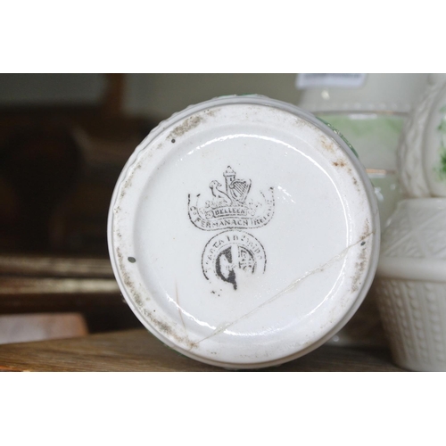 798 - A good lot of Belleek pottery