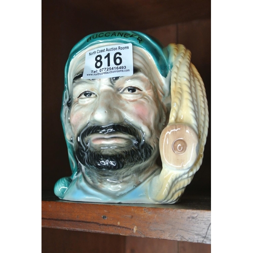 816 - A toby jug Buccaneer